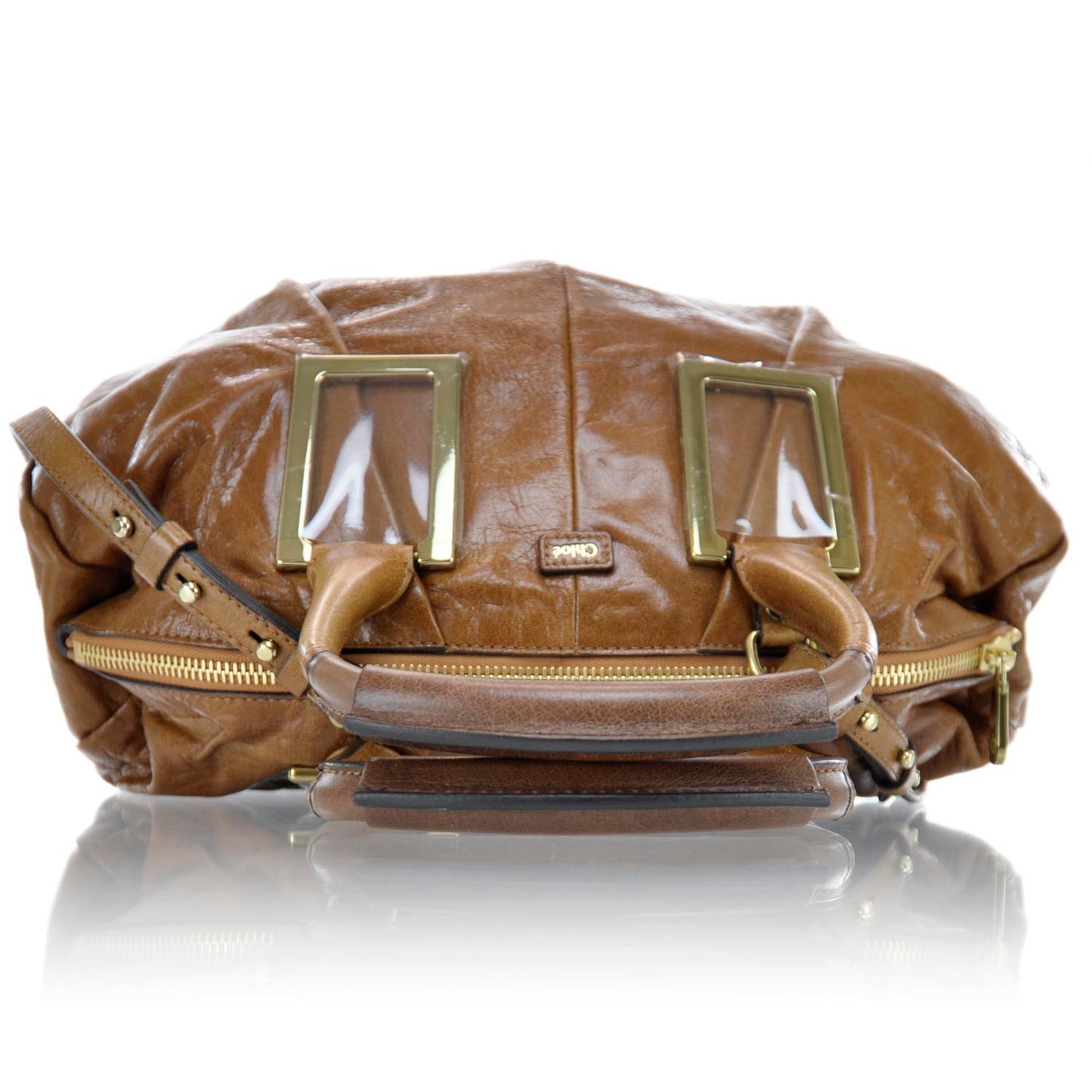 Leather Ethel Satchel Brown