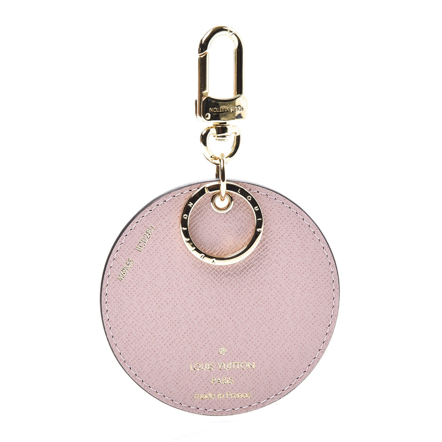 Monogram 2020 Christmas Animation Big Wheel Bag Charm Key Ring Rose Ballerine
