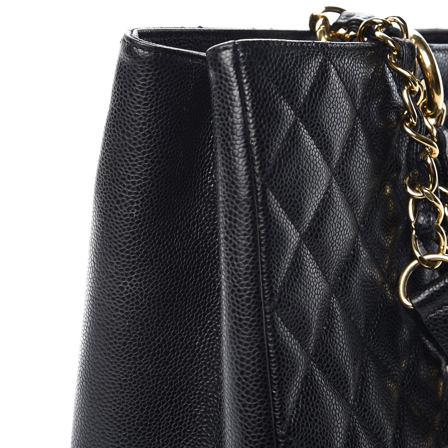 Caviar Quilted XL Grand Shopping Tote GST Black