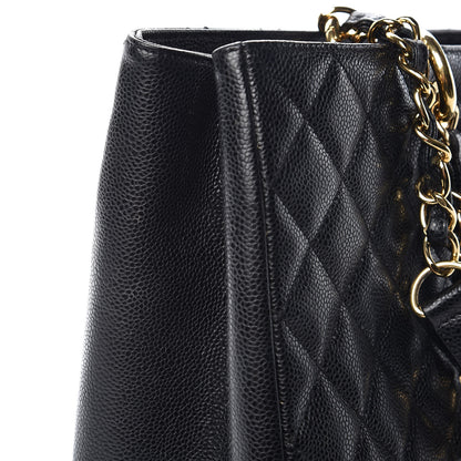 Chanel Caviar Quilted XL Grand Shopping Tote GST Black 15 of 15