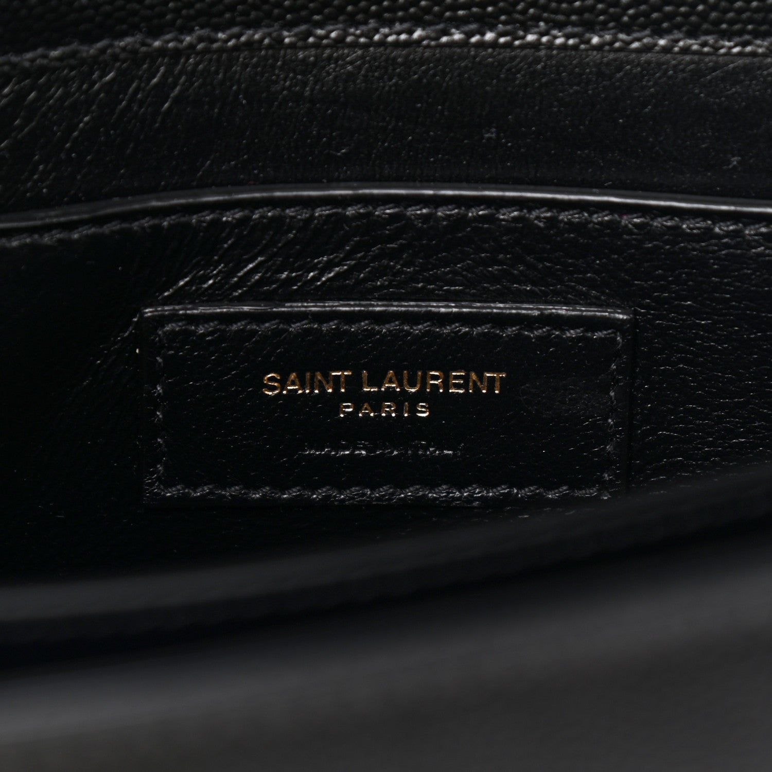 Saint Laurent Grain de Poudre Medium Classic Monogram Cassandra Top Handle Black 5 of 7