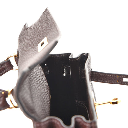 Hermes Togo Kelly Retourne 25 Chocolate 17 of 39