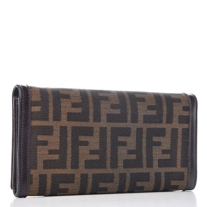 Fendi Zucca Continental Wallet Tobacco 3 of 10