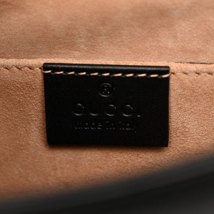Gucci Calfskin Mini Sylvie Chain Shoulder Bag Black 6 of 11