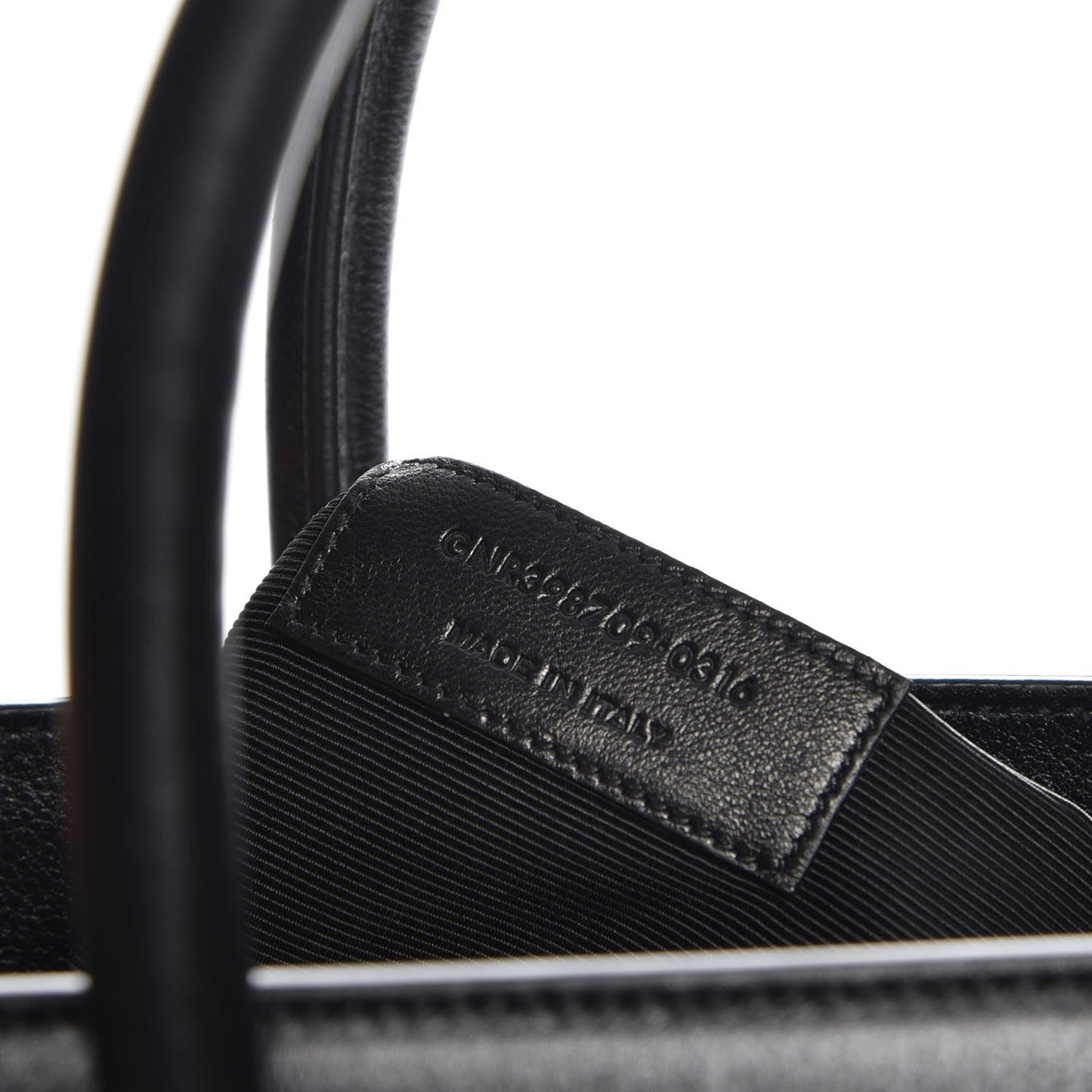 Calfskin Small Sac De Jour Black
