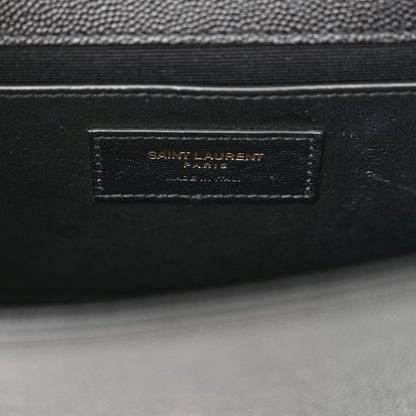 Saint Laurent Grain De Poudre Small Monogram Kate Satchel Black 6 of 10