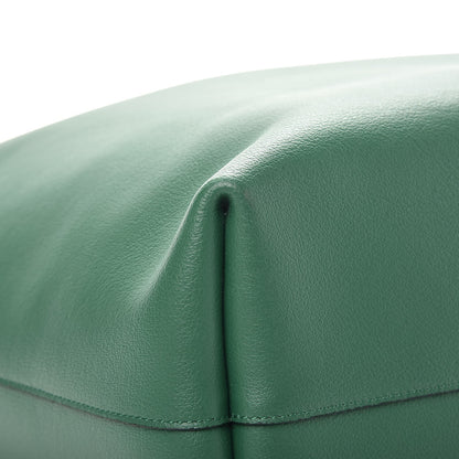 Saint Laurent Calfskin Large Shopping Tote Emerald Green 8 of 10