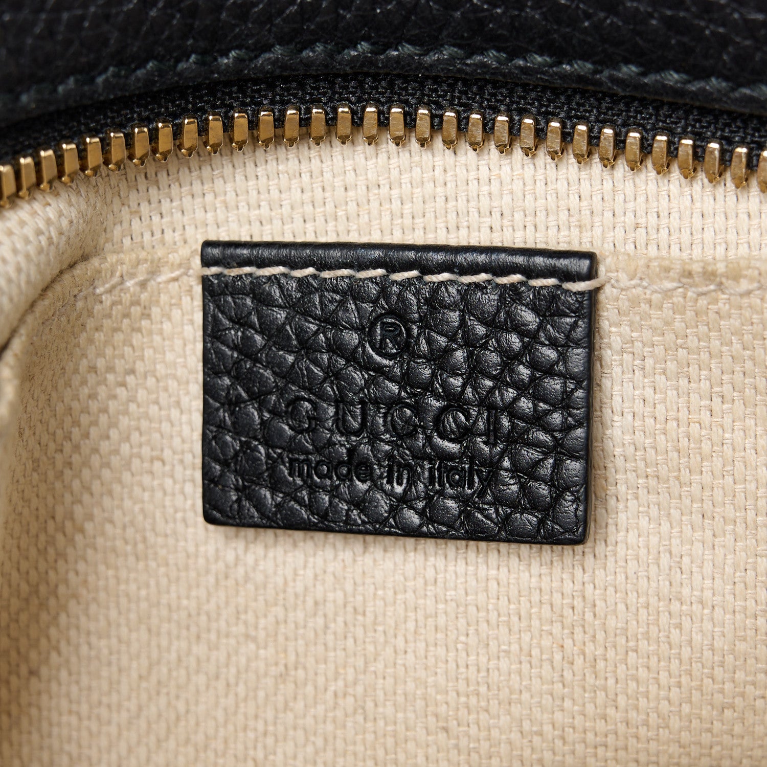 Gucci Pebbled Calfskin Small Soho Disco Bag Black 7 of 15