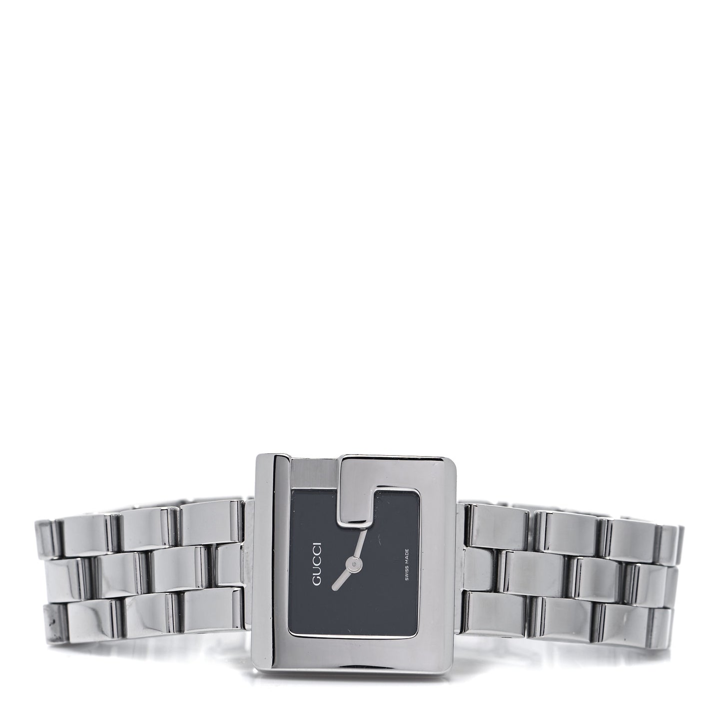 Stainless Steel 23mm 3600L Quartz Watch Black