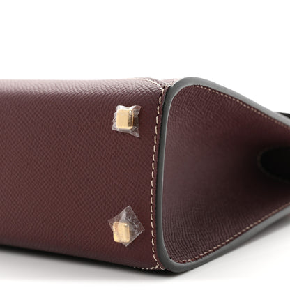 Moynat Carat Calfskin Gabrielle BB Carmin 10 of 11