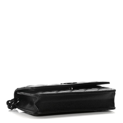 Chanel Caviar Quilted My Everything Wallet On Chain WOC Black 7 of 25