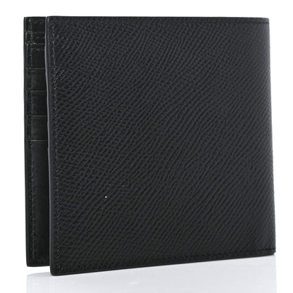 Celine Grained Calfskin Bi-Fold Wallet Black 2 of 4
