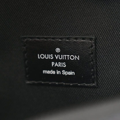 Louis Vuitton Monogram Eclipse LV Graffiti Discovery Bumbag Green Lights 6 of 10
