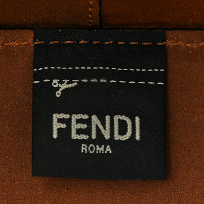 Fendi TPU FF Vitello Aura F is Fendi Grande Mon Tresor Bucket Bag Black Cuoio 6 of 23