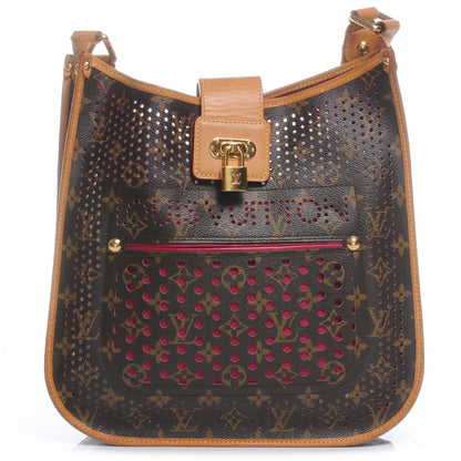 Louis Vuitton Monogram Perforated Musette Fuchsia 1 of 7