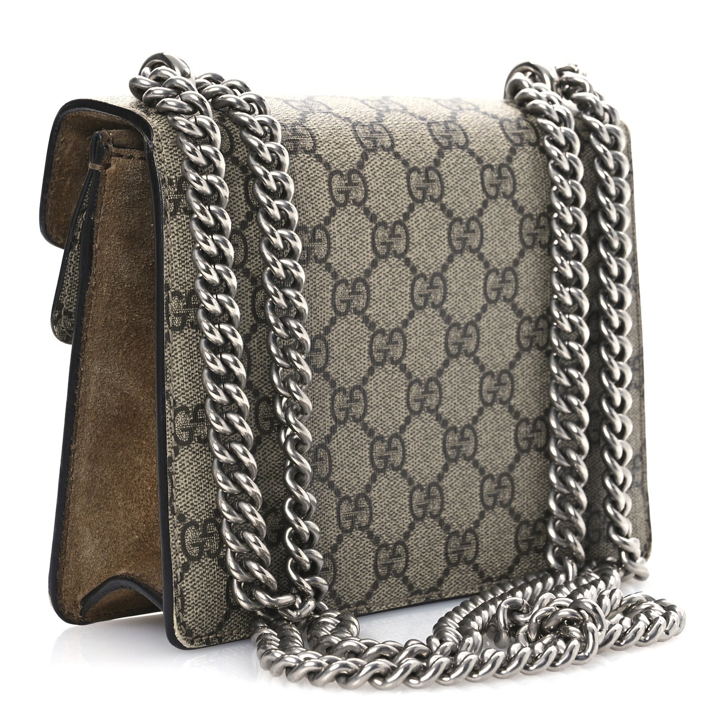 GG Supreme Monogram Mini Dionysus Shoulder Bag Taupe