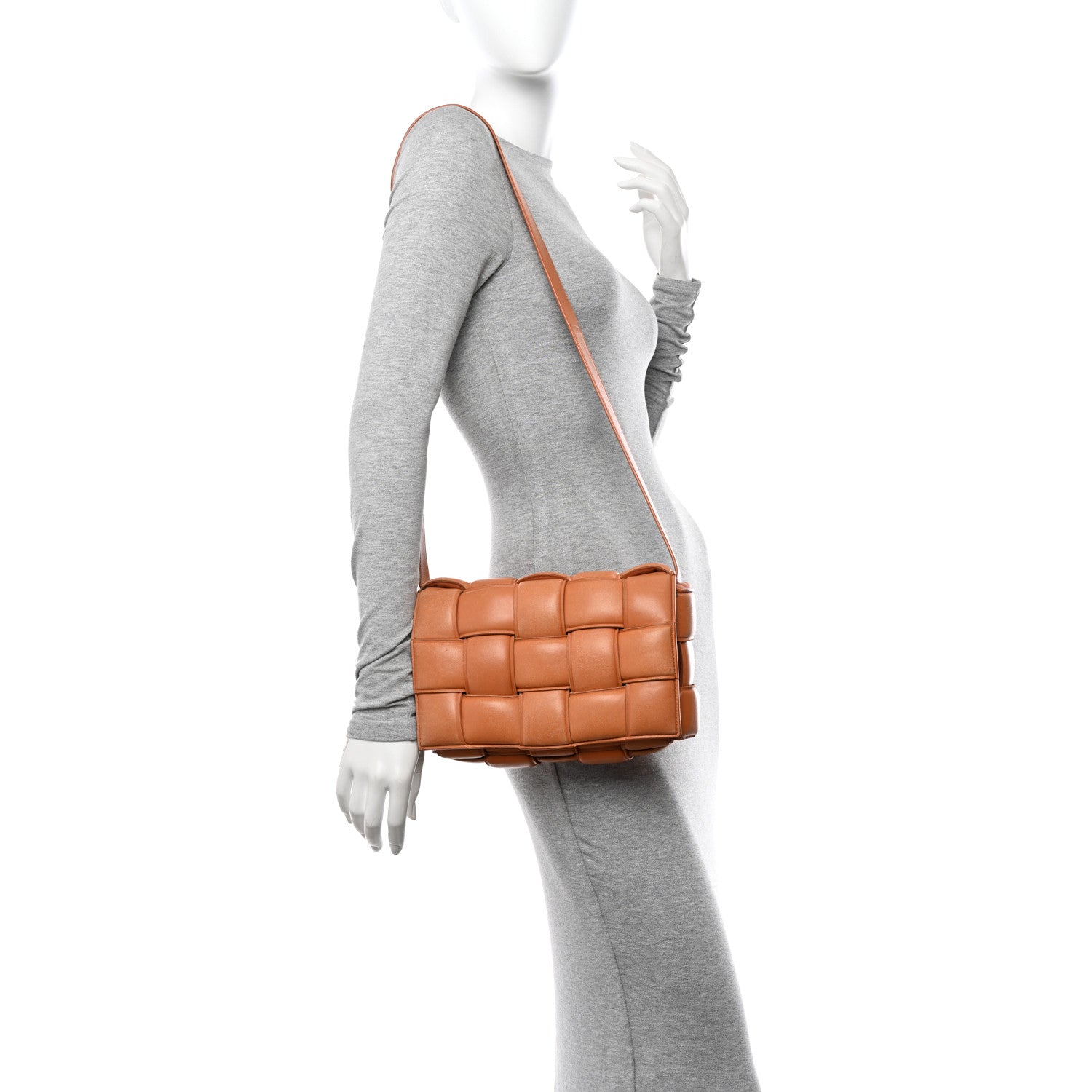 Bottega Veneta Nappa Maxi Intreccio Padded Cassette Crossbody Bag Clay 2 of 19