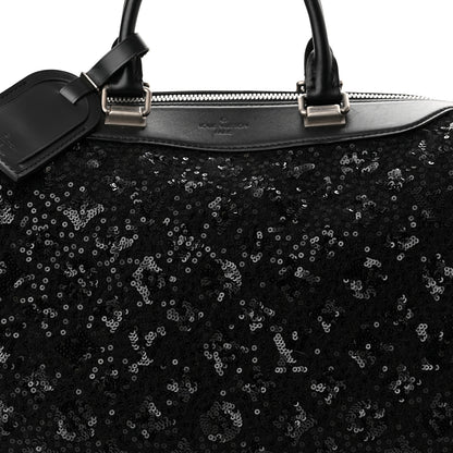 Louis Vuitton Sequin Monogram Sunshine Express Speedy Black 7 of 9