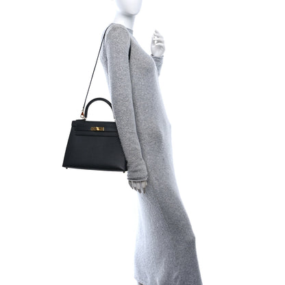 Hermes Epsom Kelly Sellier 28 Black 2 of 11