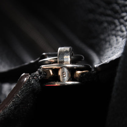 Celine Drummed Calfskin Mini Luggage Black 7 of 8