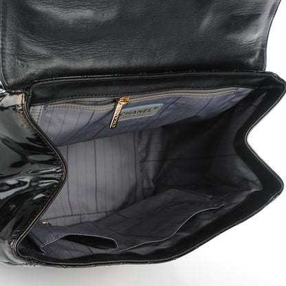 Chanel Glazed Calfskin Quilted Mademoiselle Bag Black 5 of 7