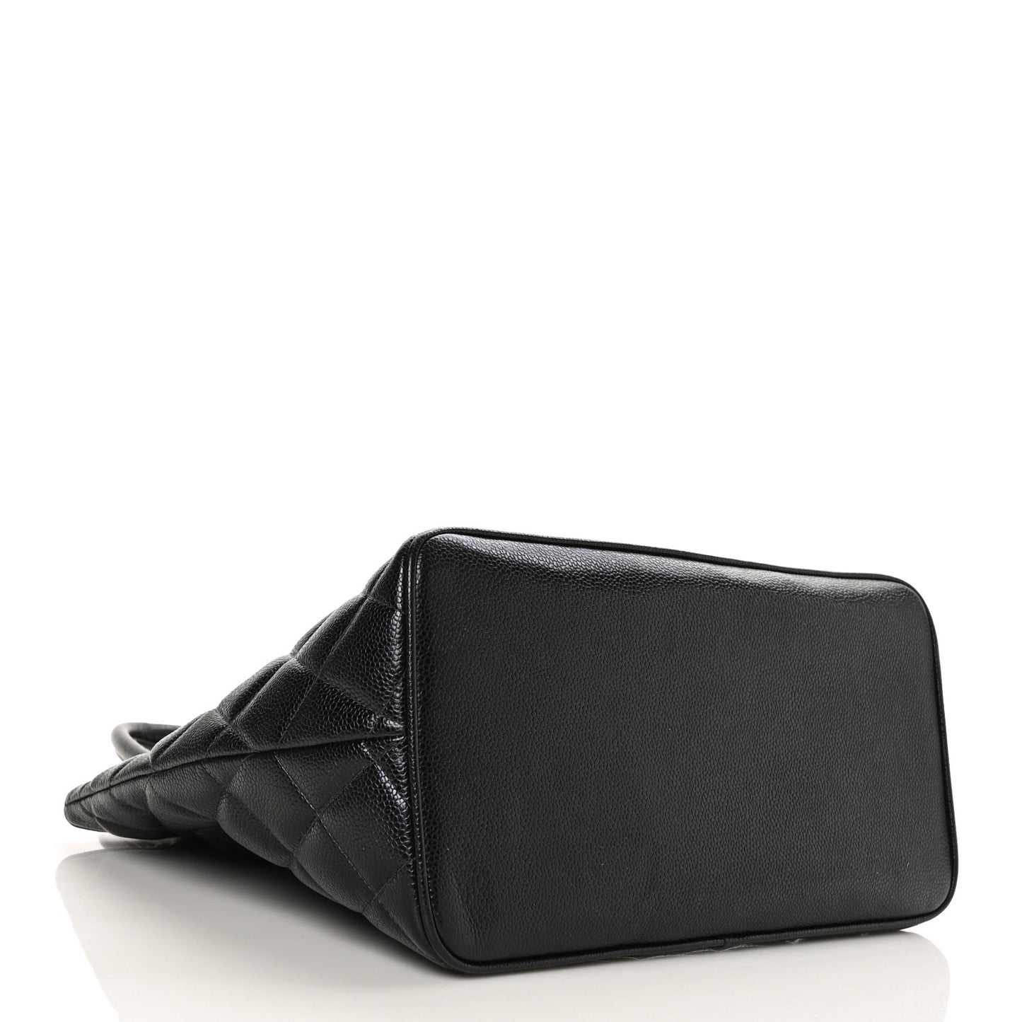 Caviar Quilted Medallion Tote Black