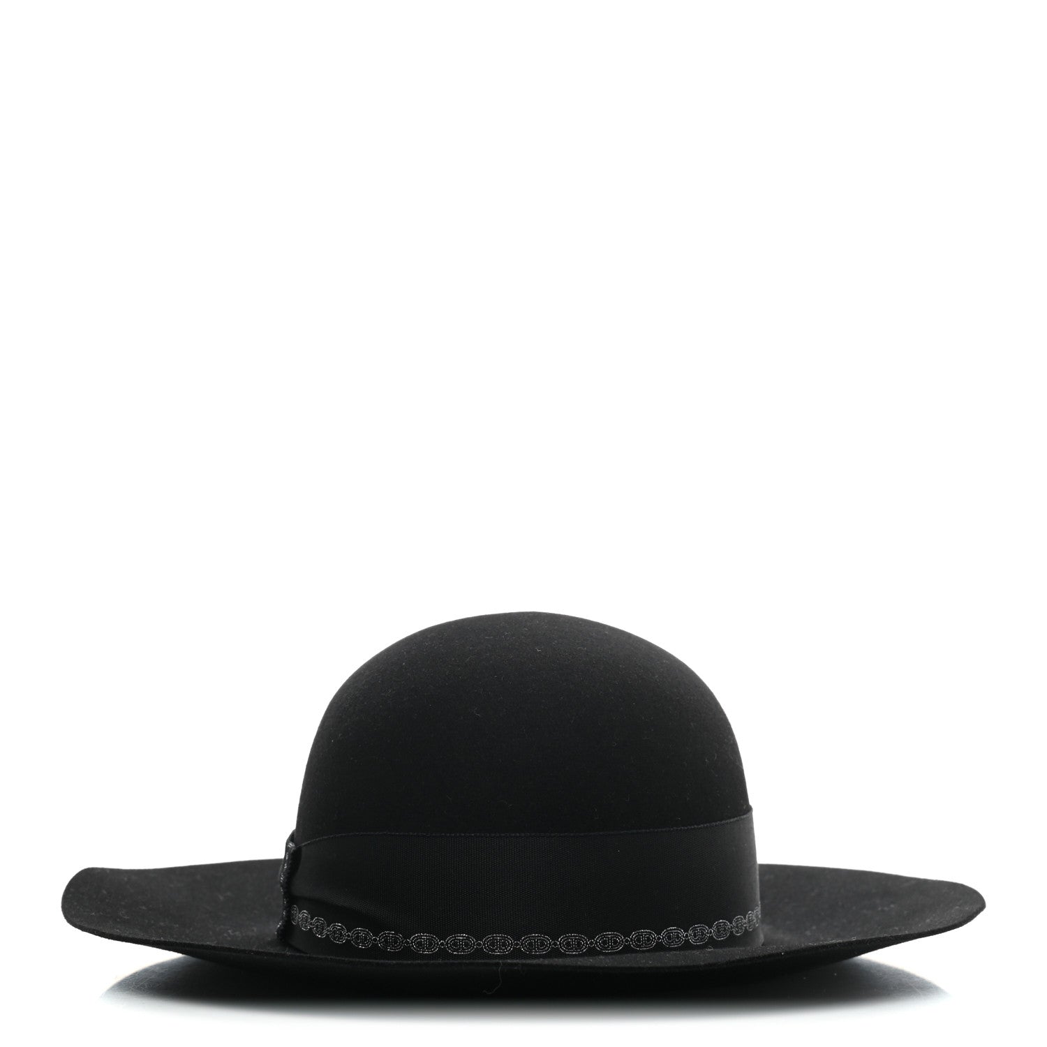 Hermes Rabbit Felt Betty Hat 58 Black 5 of 7