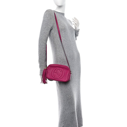 Gucci Cellrius Calfskin Small Soho Disco Bag Bright Bouganville 2 of 11