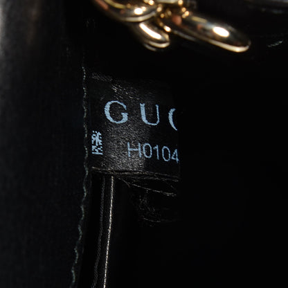 Gucci Calfskin Medium Emily Shoulder Bag Black 9 of 10
