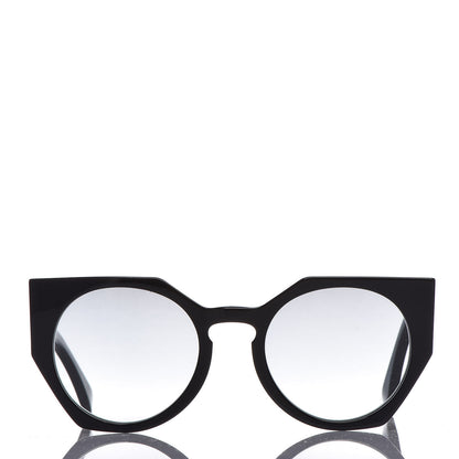 Fendi Acetate Facets Oversized Cat Eye Sunglasses FF 0151/S Black 3 of 9