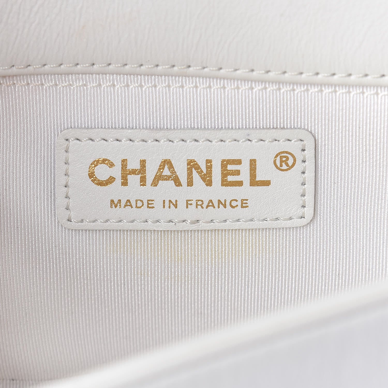 Chanel Sheepskin Braided Small Boy Reverso Flap White 6 of 13