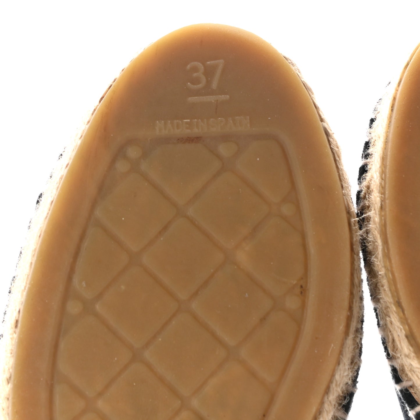Velvet CC Espadrilles 37 Dark Navy Black