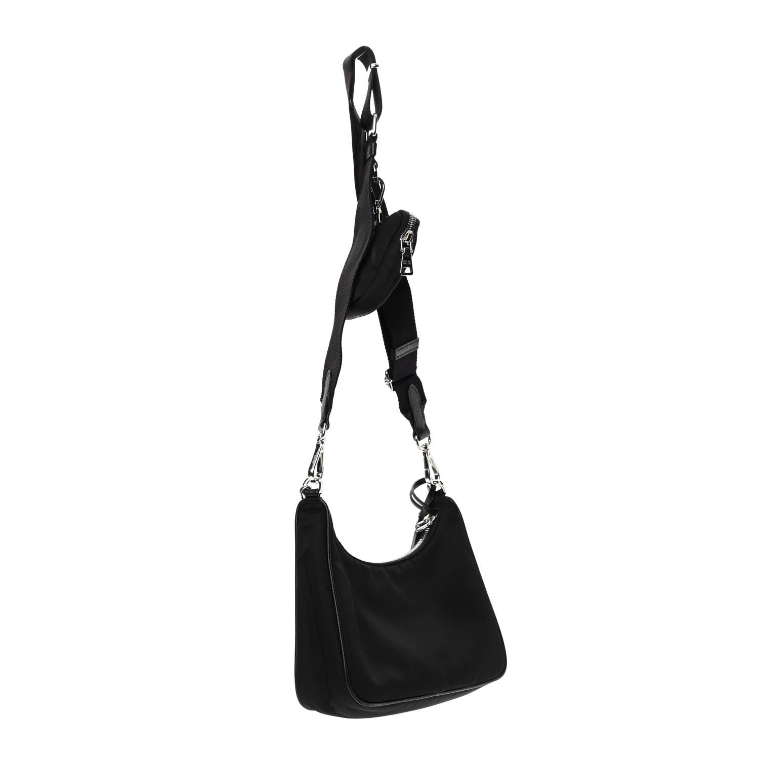 Prada Nylon Re-Edition 2005 Shoulder Bag Black 3 of 13