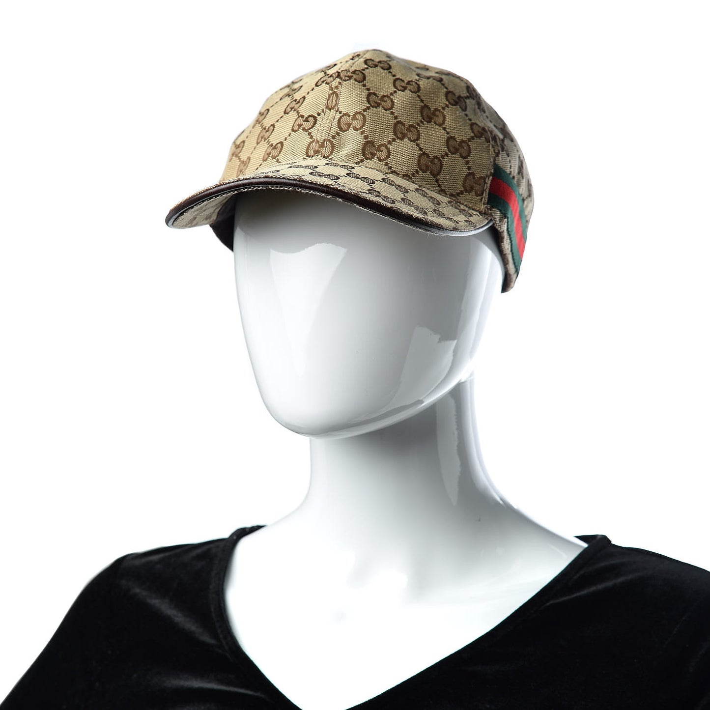 Monogram Web Baseball Hat L Beige Cocoa