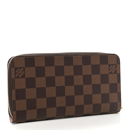 Louis Vuitton Damier Ebene Zippy Wallet Rose Ballerine 3 of 7