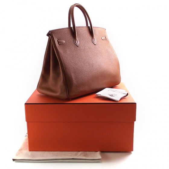 Taurillon Clemence BIRKIN 40 Gold