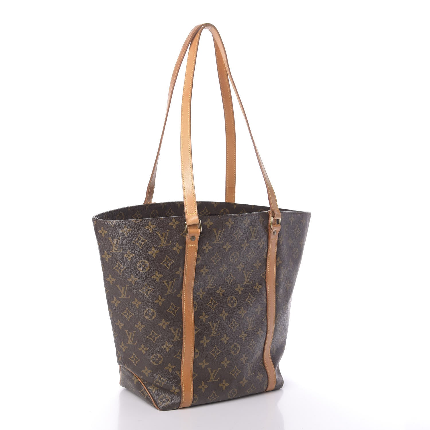 Louis Vuitton Monogram Sac Shopping Tote 3 of 9