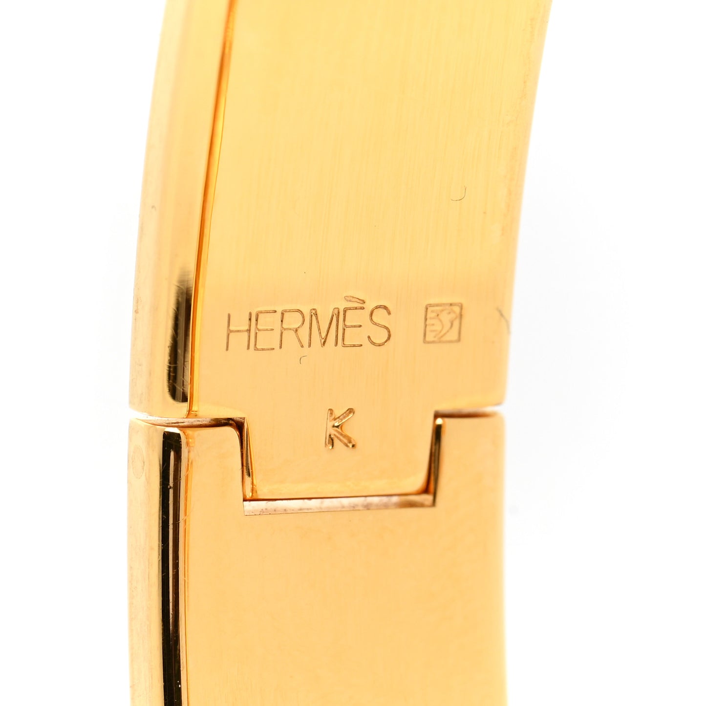Enamel Narrow Clic Clac H Bracelet PM Black