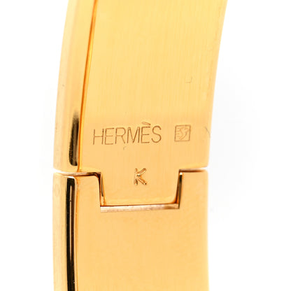 Hermes Enamel Narrow Clic Clac H Bracelet PM Black 5 of 5