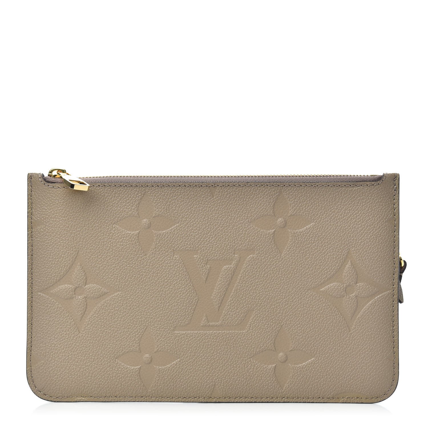 Louis Vuitton Empreinte Monogram Giant Neverfull MM Pochette Tourterelle 1 of 6