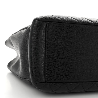 Chanel Caviar Quilted Grand Shopping Tote GST Black 9 of 11