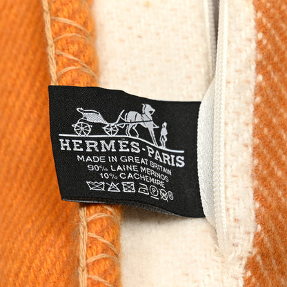Hermes Wool Cashmere Avalon Vibration Pillow PM Miel 3 of 3
