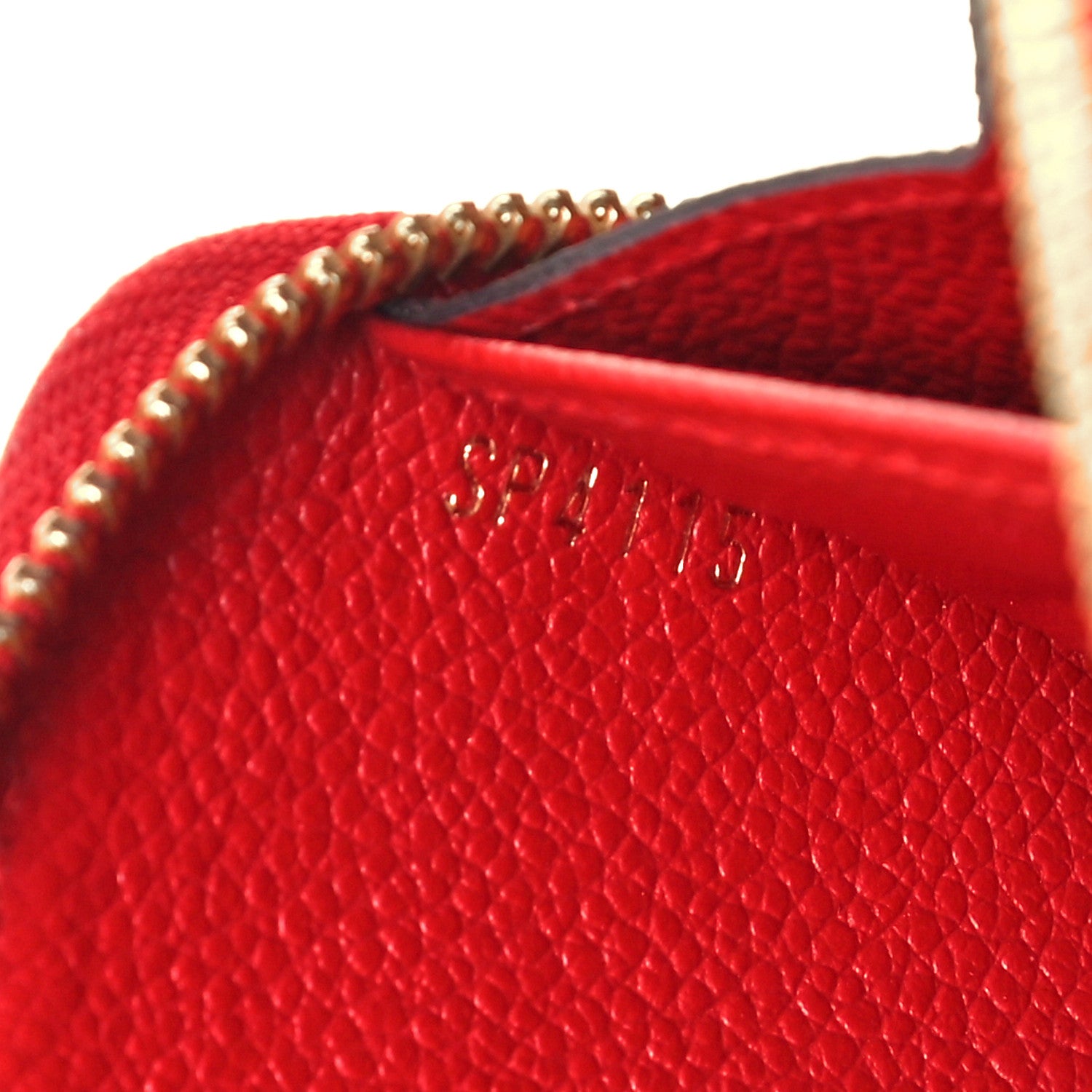 Louis Vuitton Empreinte Zippy Wallet Scarlet 7 of 9