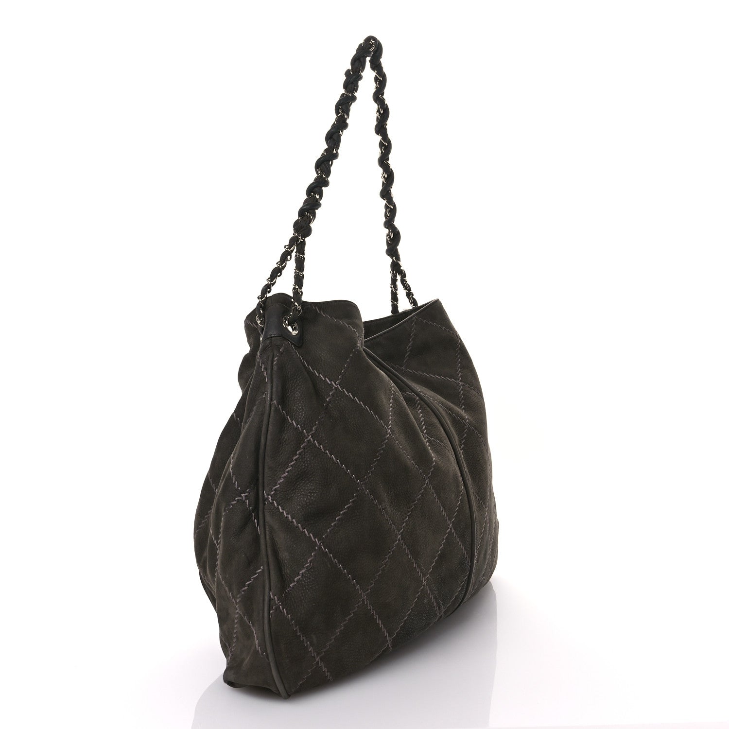 Chanel Nubuck Darjeeling Hobo Brown 3 of 12