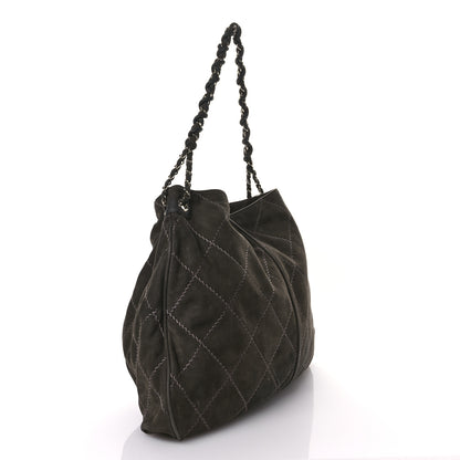 Chanel Nubuck Darjeeling Hobo Brown 3 of 12