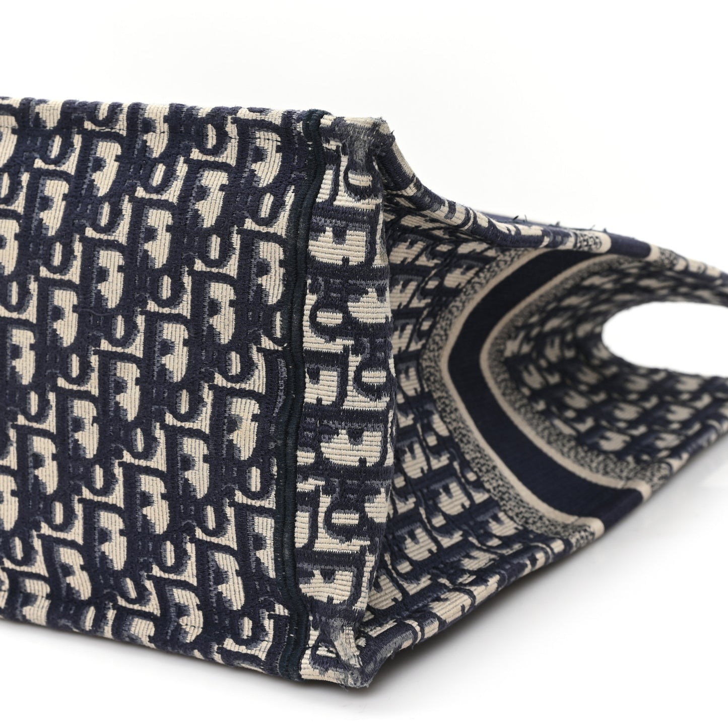 Oblique Large Book Tote Blue Multicolor