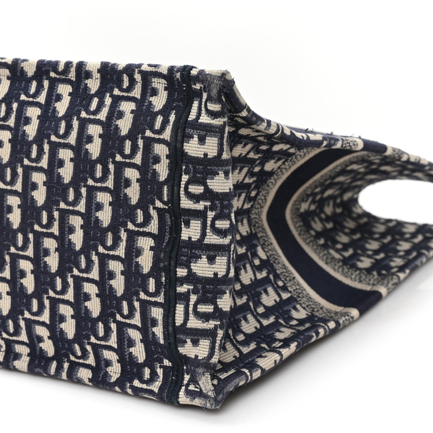 Christian Dior Oblique Large Book Tote Blue Multicolor 9 of 12