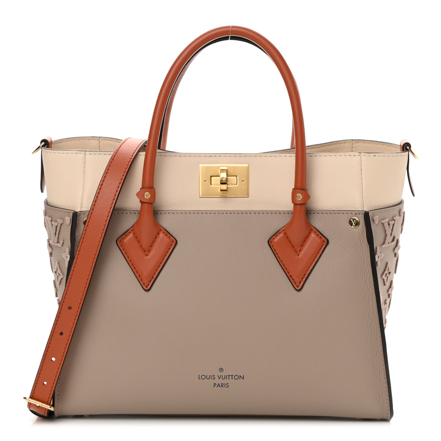 Louis Vuitton Calfskin Monogram Tufting On My Side Galet 1 of 10