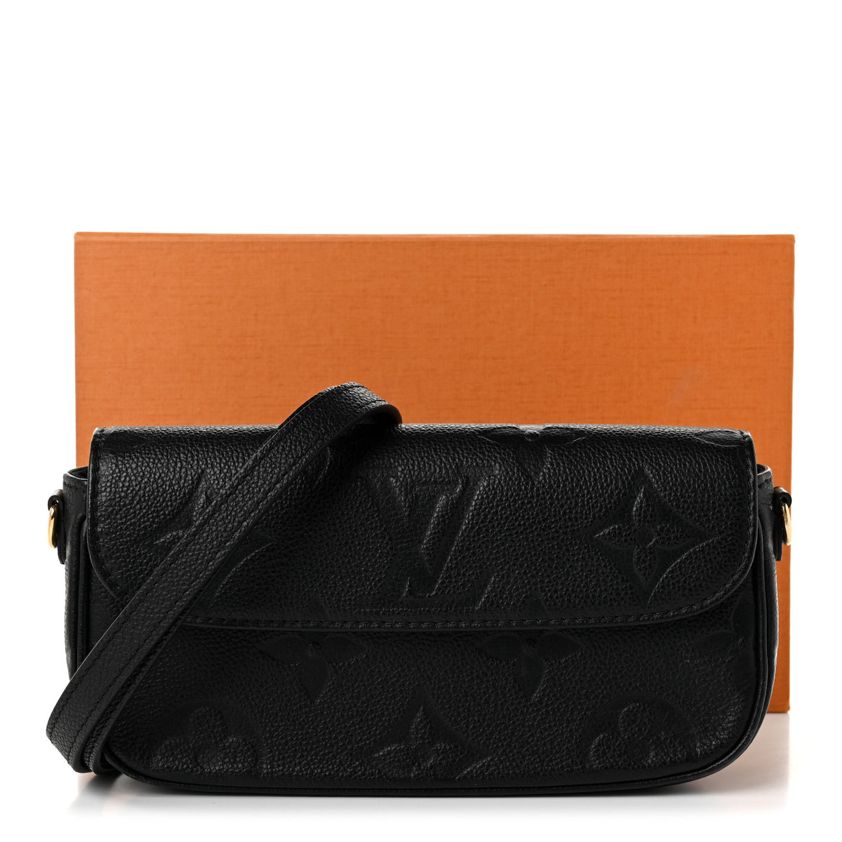 Empreinte Monogram Giant Ivy Wallet On Chain Black