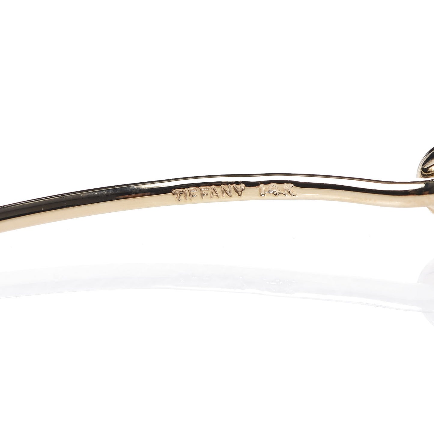 14K Yellow Gold Emerald Hook Bracelet